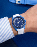 MoonSwatch Mission to Neptune (Rubber Strap) - OM Luxury
